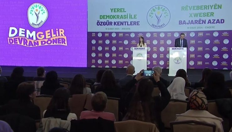 DEM Parti yerel seçim bildirgesini açıkladı