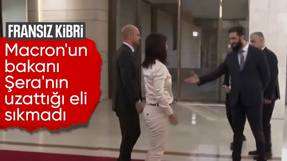 Avrupalı kibiri: Fransız ve Alman bakanlar Ahmed eş-Şera ile tokalaşmadı