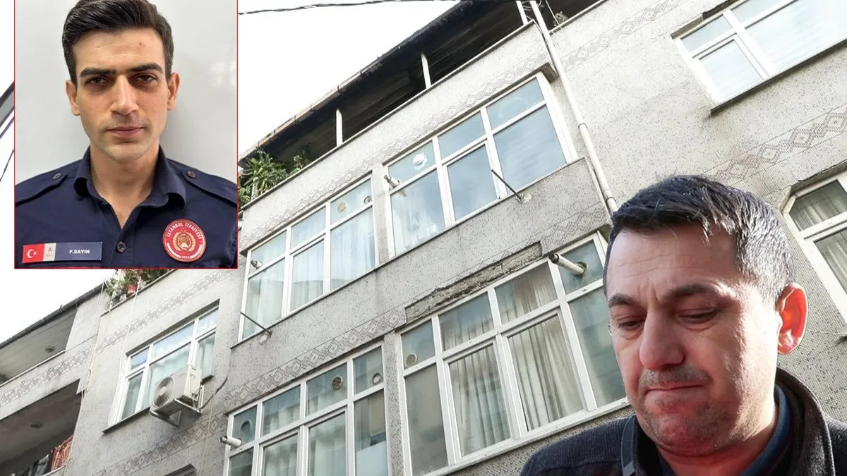 İtfaiye eri Furkan Sayın’dan kahreden haber: Yangına müdahale ederken metrelerce yüksekten…