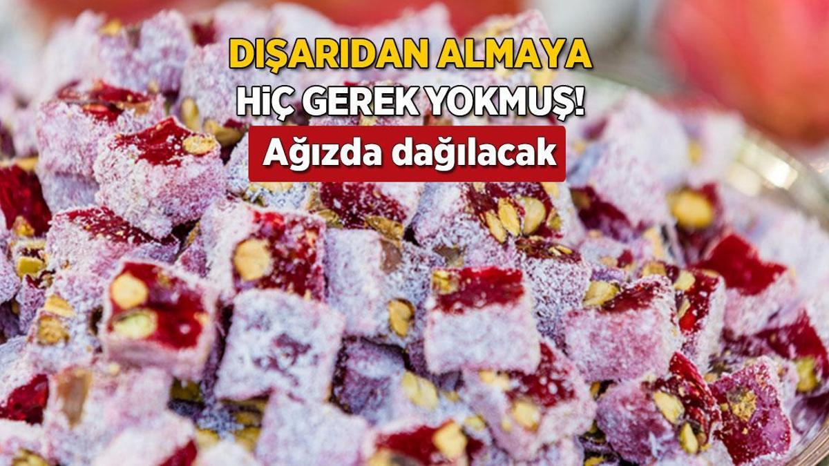 Bayram için dışarıdan lokum almaya son! Evde en kolay tarif, tadı leziz