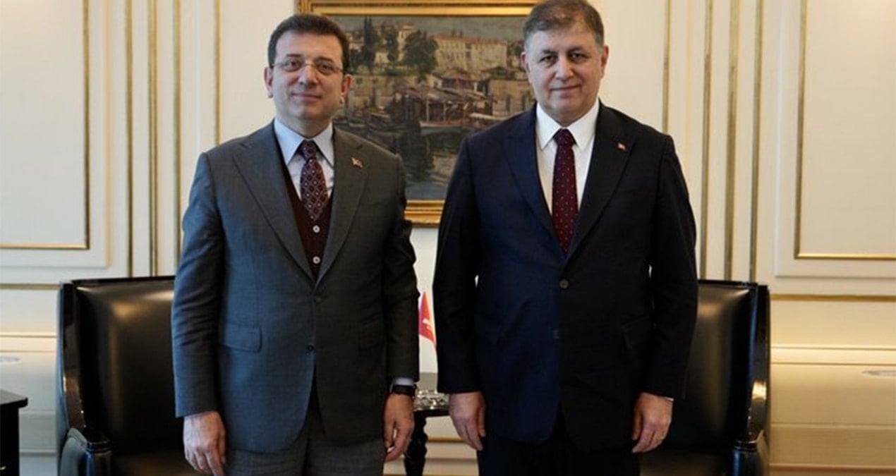 İmamoğlu ve Cemil Tugay bir araya geldi