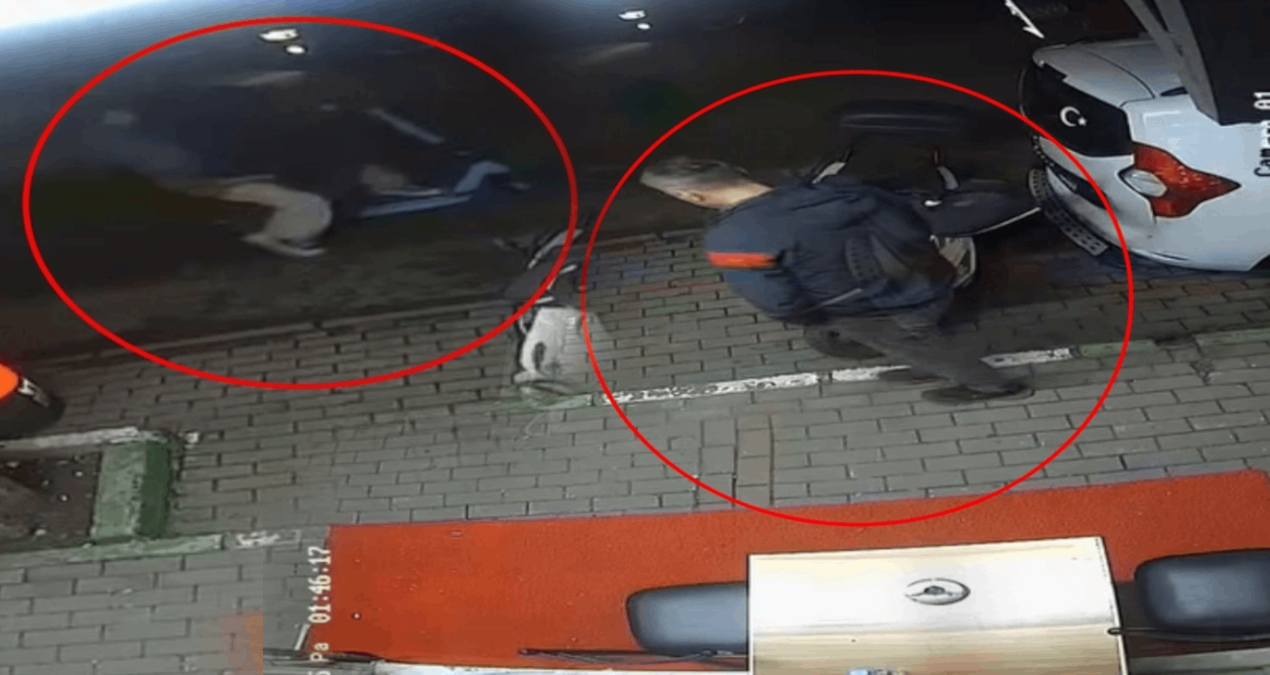 Marketten çıkan yaya felaketi yaşadı